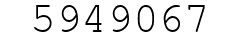 Number 5949067.
