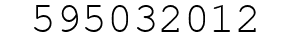 Number 595032012.