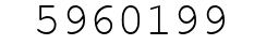 Number 5960199.