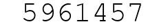 Number 5961457.