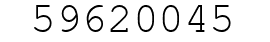 Number 59620045.