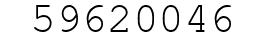 Number 59620046.