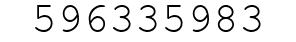 Number 596335983.