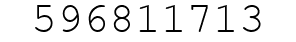 Number 596811713.