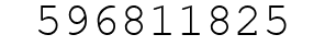 Number 596811825.