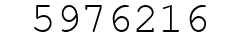 Number 5976216.