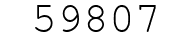 Number 59807.