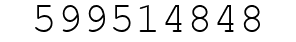 Number 599514848.