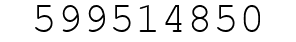 Number 599514850.