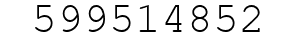 Number 599514852.