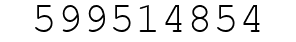 Number 599514854.
