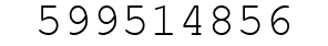Number 599514856.