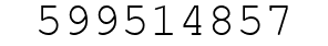 Number 599514857.
