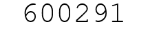 Number 600291.
