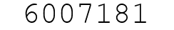 Number 6007181.
