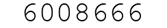 Number 6008666.