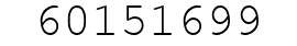 Number 60151699.