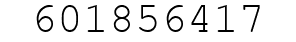 Number 601856417.