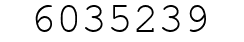 Number 6035239.
