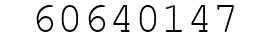 Number 60640147.