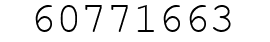Number 60771663.