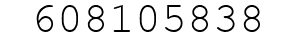 Number 608105838.