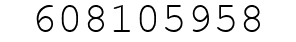 Number 608105958.