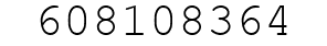 Number 608108364.