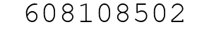 Number 608108502.