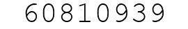 Number 60810939.