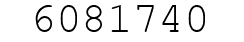 Number 6081740.