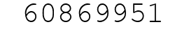 Number 60869951.