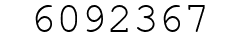 Number 6092367.
