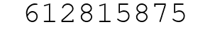 Number 612815875.