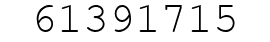 Number 61391715.