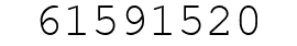 Number 61591520.