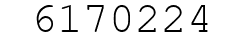 Number 6170224.