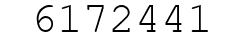 Number 6172441.