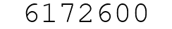 Number 6172600.