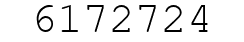 Number 6172724.