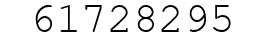 Number 61728295.