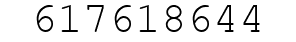 Number 617618644.