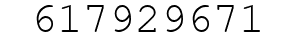 Number 617929671.