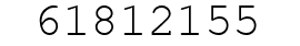 Number 61812155.