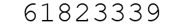 Number 61823339.