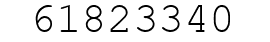 Number 61823340.