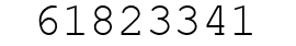 Number 61823341.