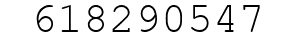 Number 618290547.