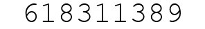 Number 618311389.