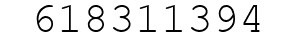 Number 618311394.